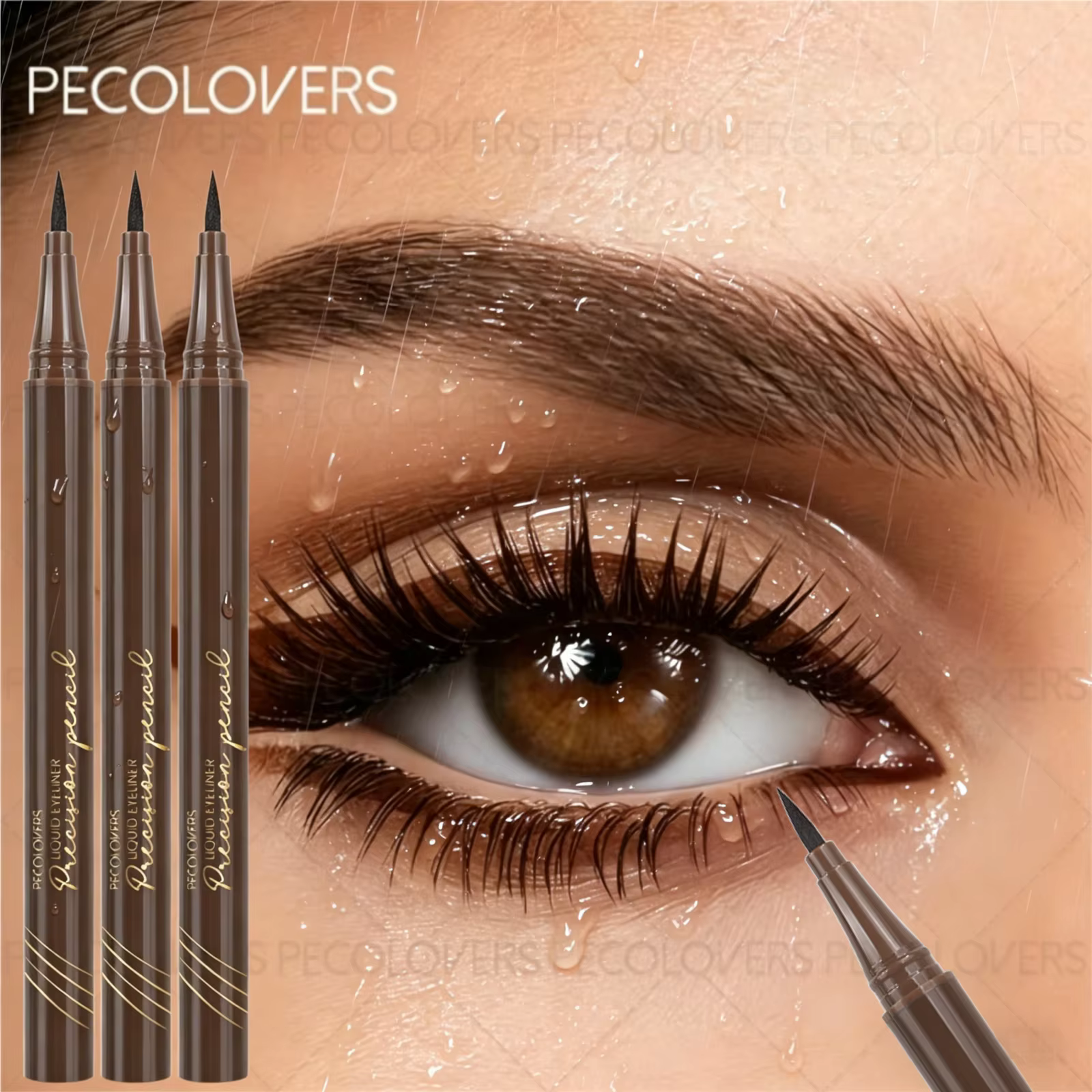 Lot de 3 Eyeliners Liquides Ultra-fins