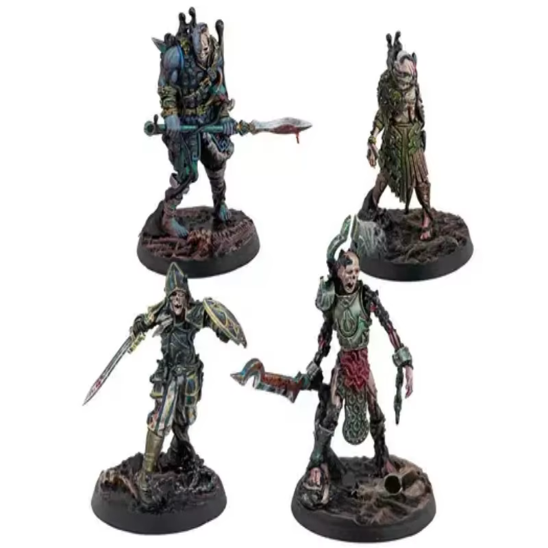 Comprend la base, le kit d'assemblage de modèle en résine, le kit de modèle en résine GK avec 4 numéros, non peint.