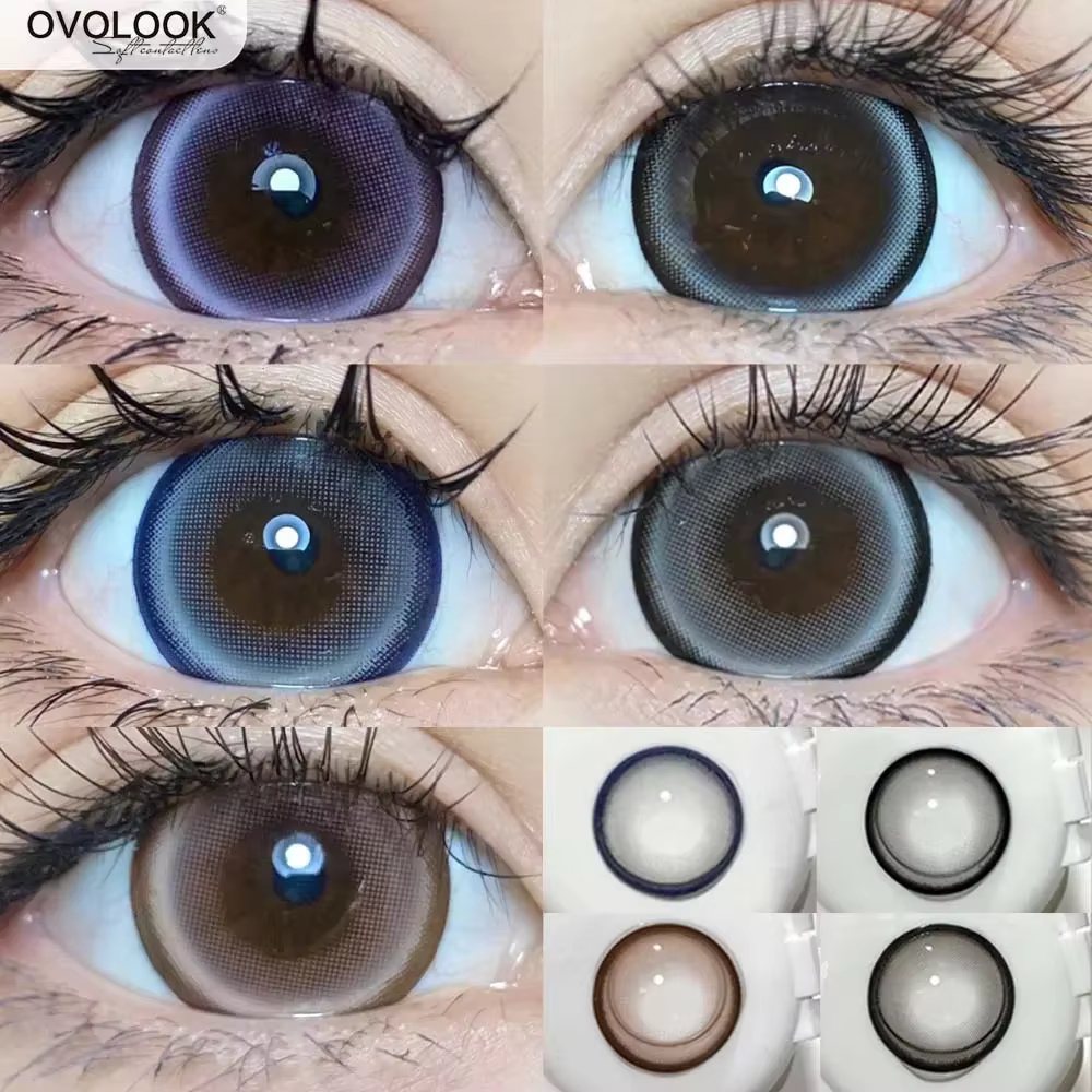 2PCS/paire grandes lentilles série perle