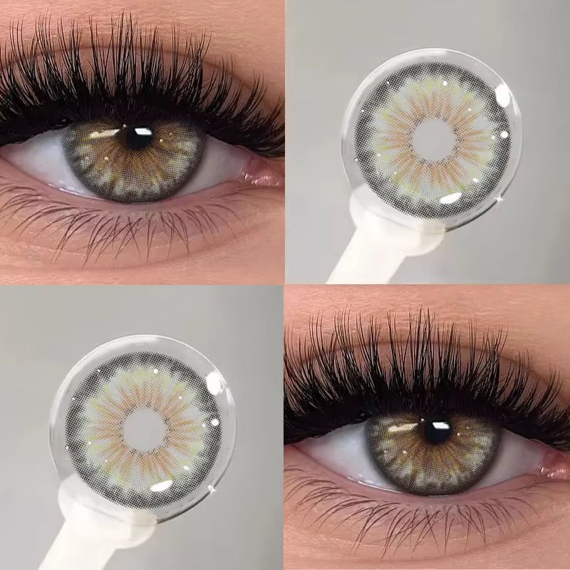 KSSEYE 1 paire de lentilles de Contact de couleur naturelle Cleopatra série 2.0 pour les yeux