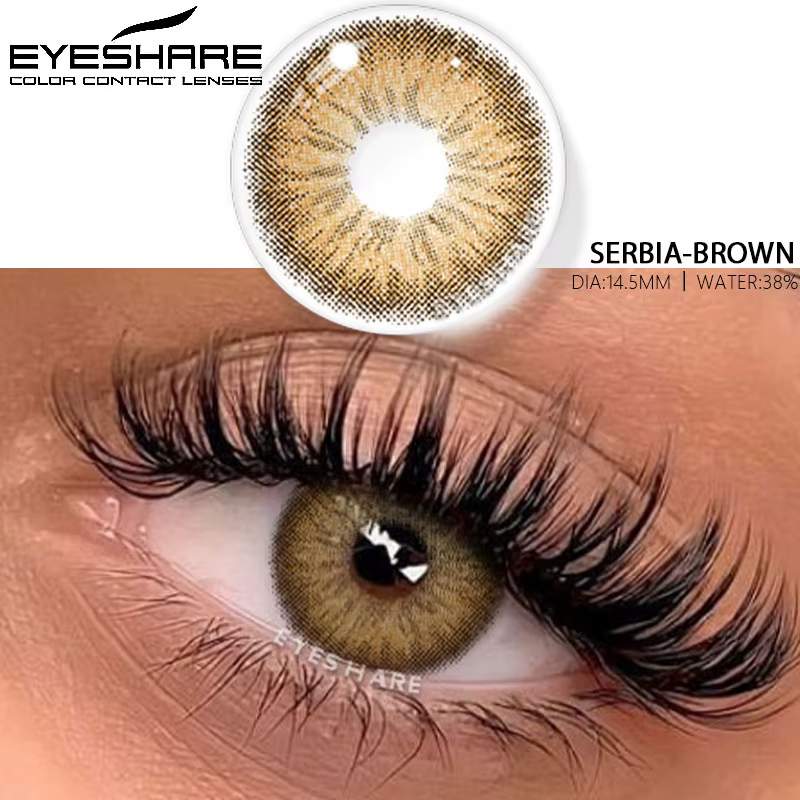 EYESHARE 1 paire de lentilles de Contact de couleur pour les yeux cosmétiques