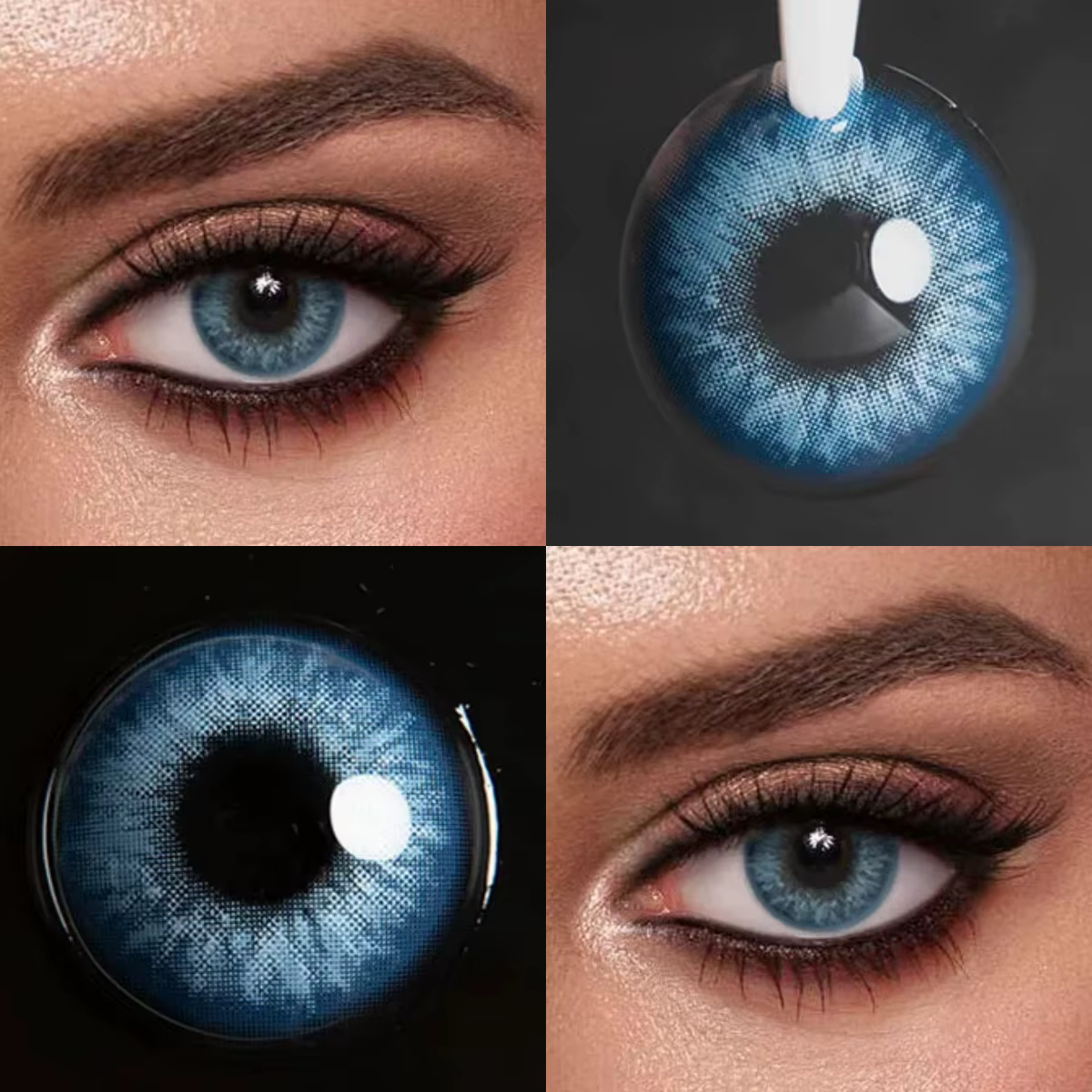 Lentilles de contact colorées Lalens Cleopatra à pupille étroite