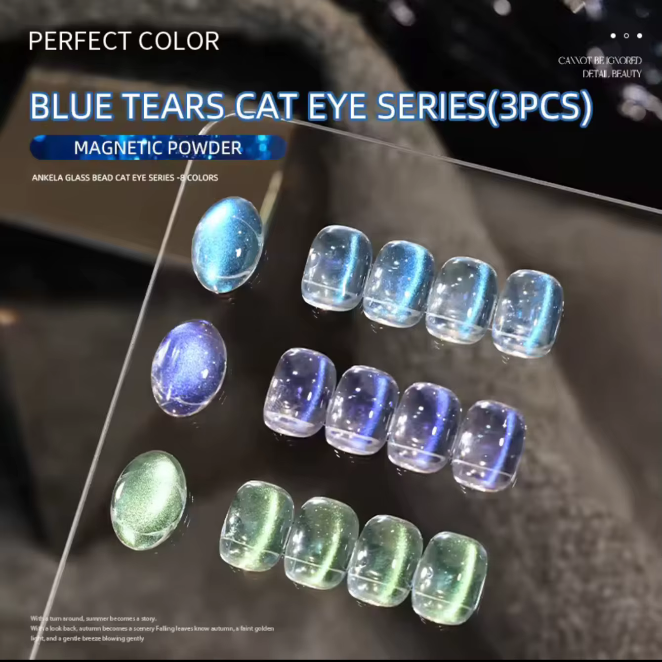 MIANEL Blue Tears Cat Eye Series 3 couleurs