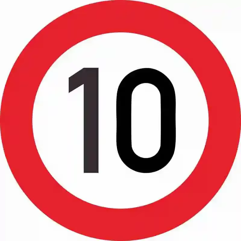 Autocollant de voiture tendance pour diverses décorations de voiture, limite de vitesse 10, 20, 30, 40, 50, 60, 70, 80, 90, haute qualité