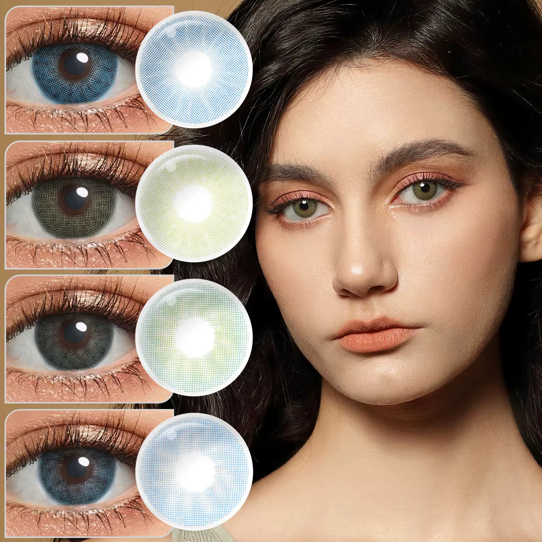 Haute qualité! Freshgo lentilles de Contact de couleur naturelle pour les yeux