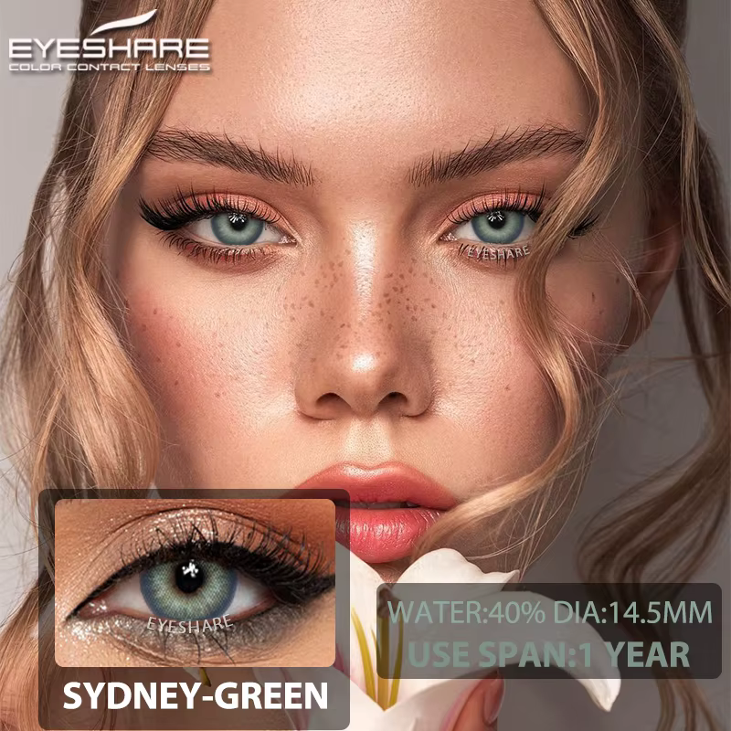 EYESHARE 1 paire d'élèves colorées pour les yeux Contacts