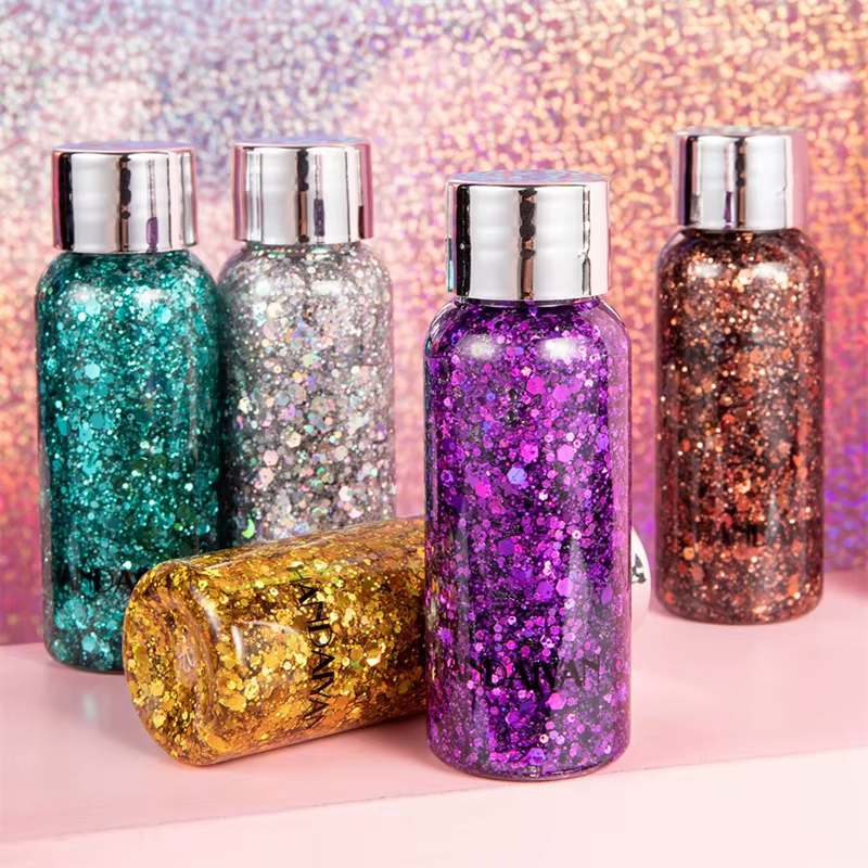 Gel à paillettes pour les yeux