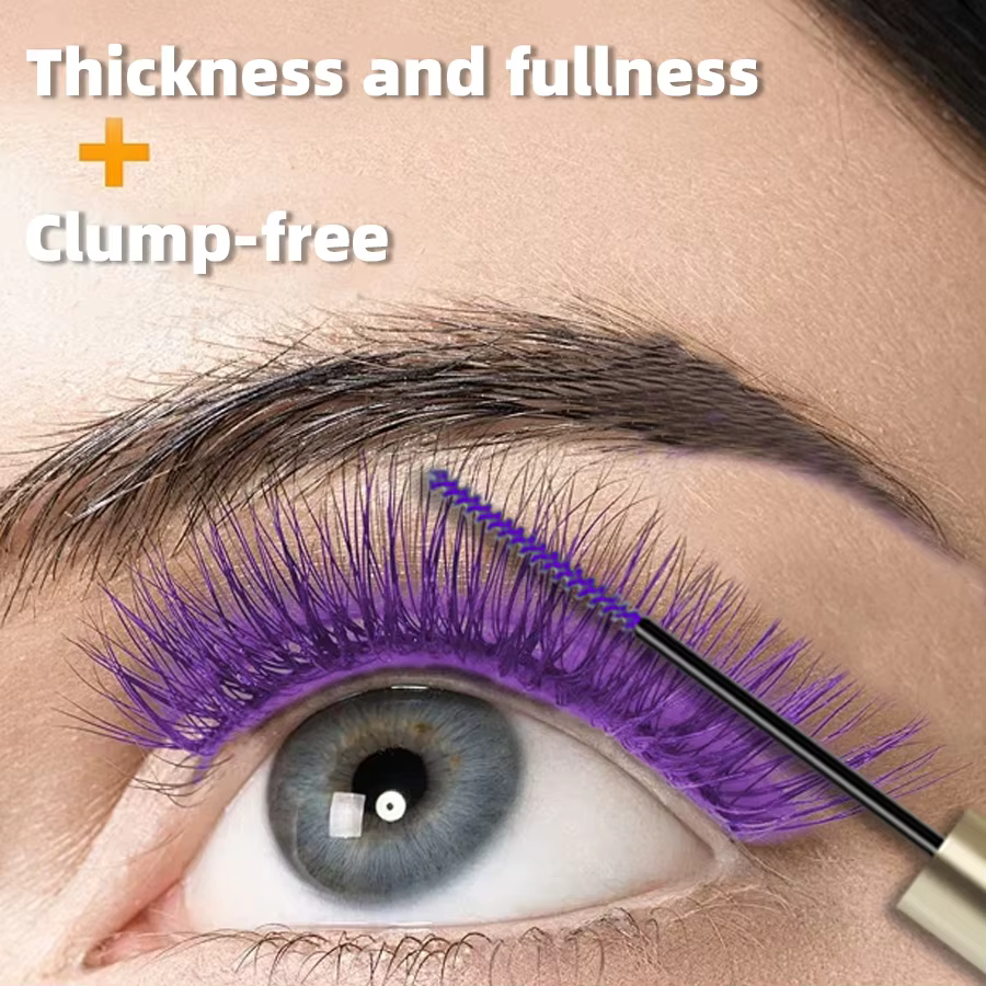 Mascara à brosse Ultra-fine 10 couleurs