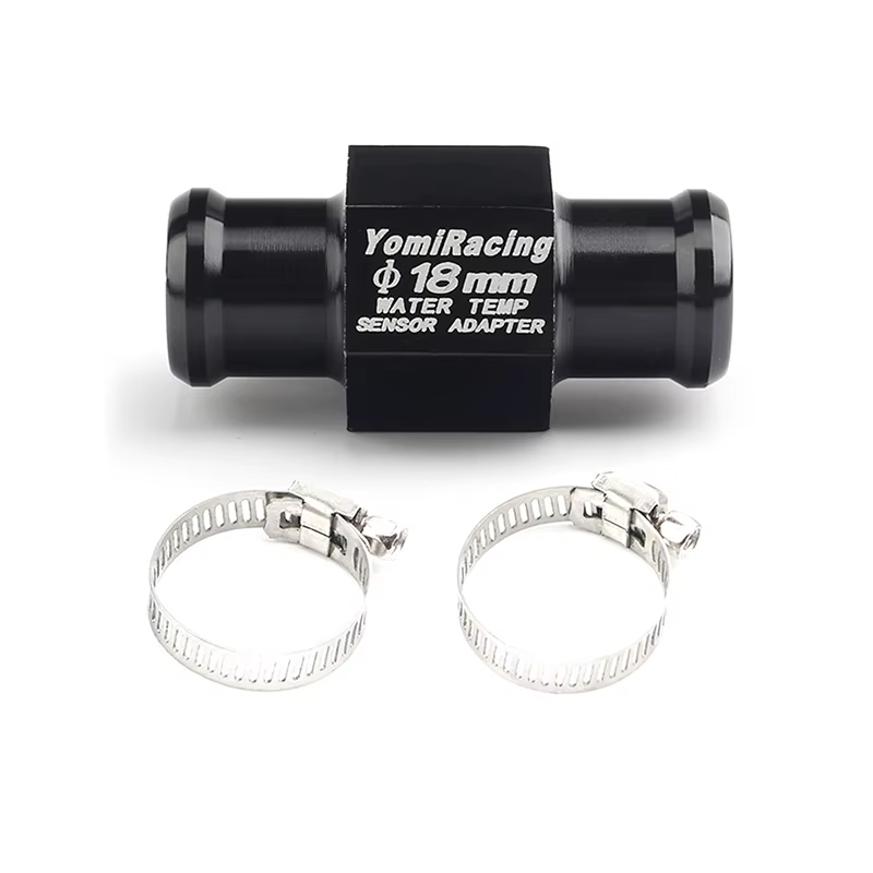 Capteur de température d'eau noir pour radiateur, connecteur de tuyau de température d'eau 16MM 18MM 20MM 22MM, adaptateur de tuyau