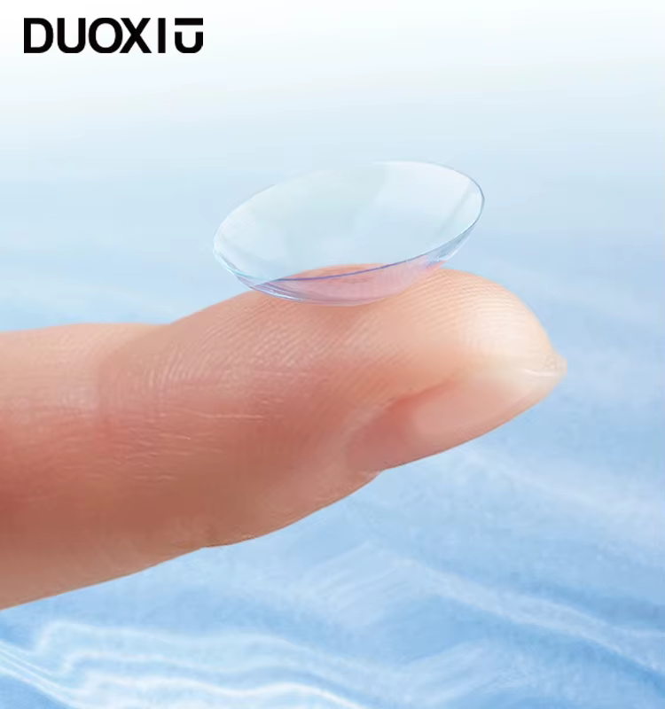 DUOXIU 1 paire de lentilles de contact transparentes pour les yeux myopie Prescription