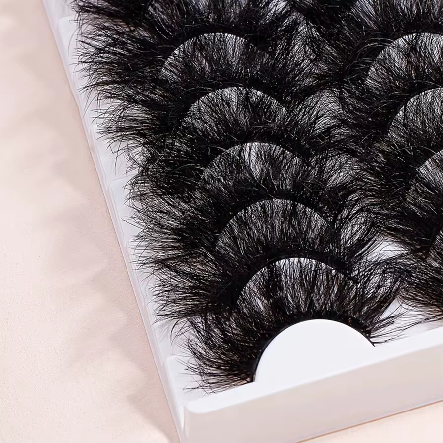 10 paires de faux cils volumineux