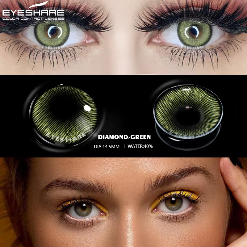 EYESHARE 2 pièces lentilles de contact colorées pour les yeux
