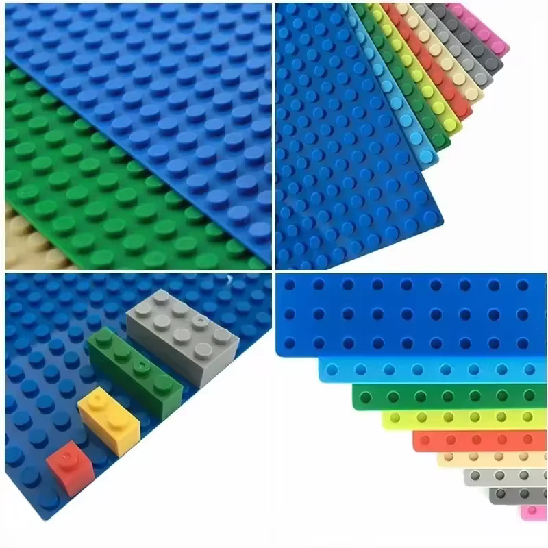 Plaques de base de construction de ville pour enfants, 32x32x16x16 points, en plastique, assemblage par emboîtement, blocs de construction, jouets de divertissement