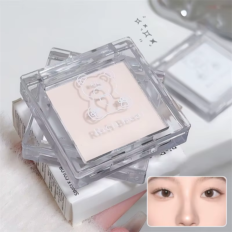 Palette de maquillage de fard à paupières couleur Jade blanc
