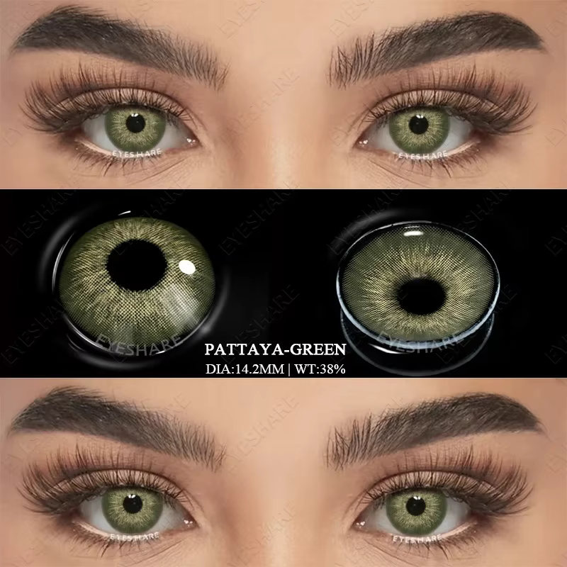 Lentilles de contact colorées pour myopie avec dioptries
