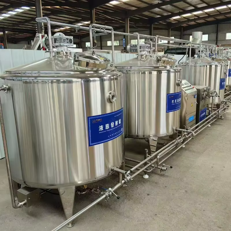 Ligne de production de yaourt à petite échelle de 100 L avec traitement du lait de chèvre grec