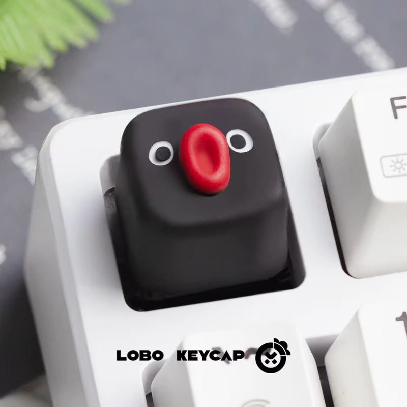 Série Pingu amusante, Expressions multiples, clavier mécanique de Style pingouin mignon, remplacement du capuchons de touches, matériau en résine, cadeaux de périphérie Esc