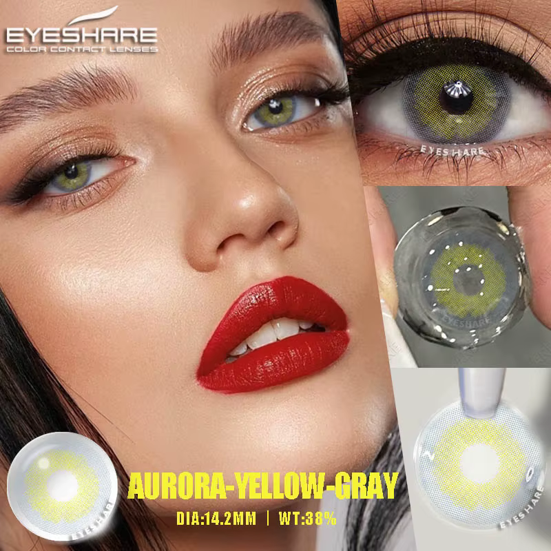 EYESHARE 1 paire de lentilles de contact colorées pour les yeux