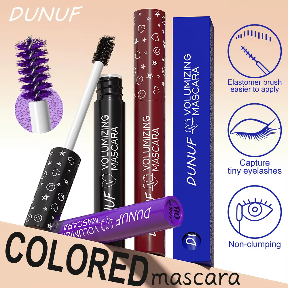 Mascara à cils coloré 5D en Fiber de soie