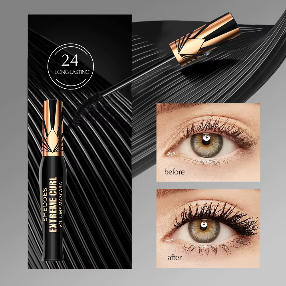 Mascara volumateur et bouclant
