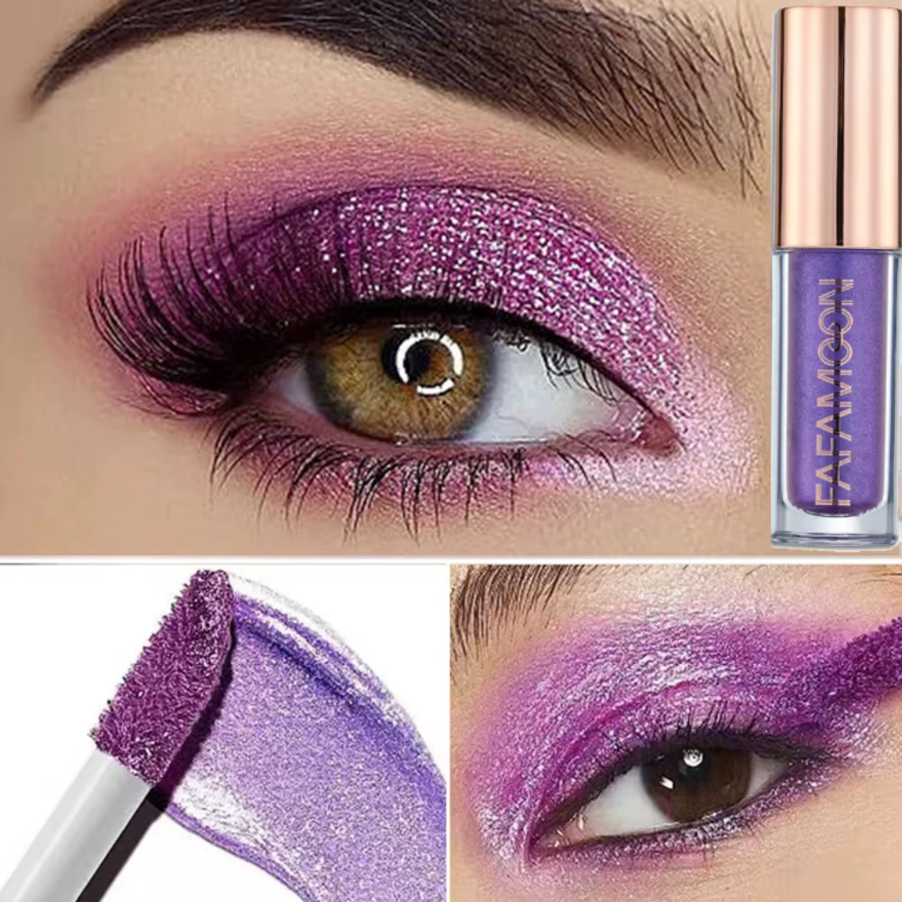 Fard à paupières liquide violet