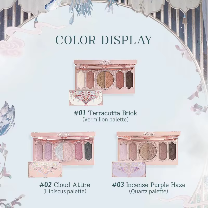 Flower Knows – Palette de fards à paupières 6 couleurs en relief