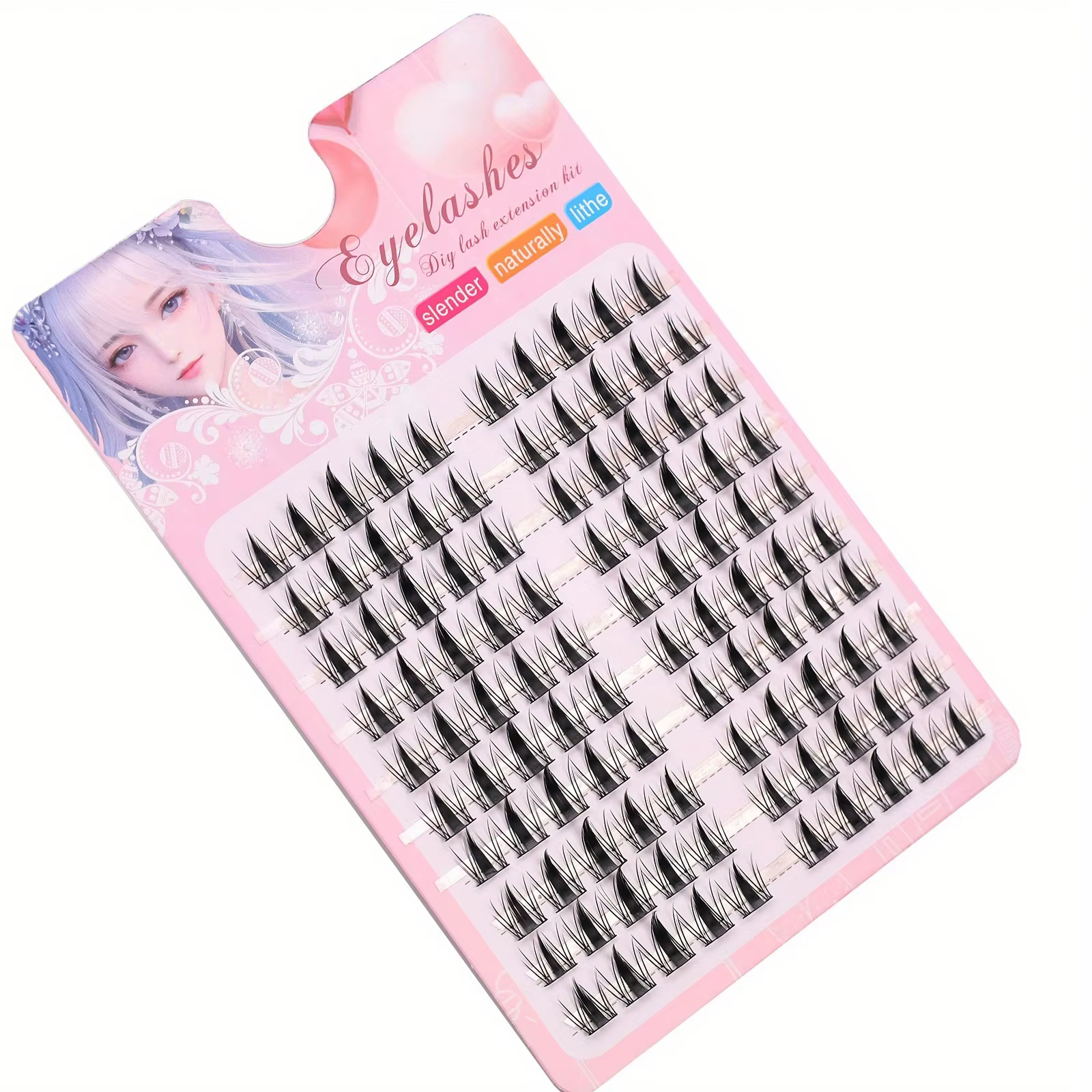 Kit de Faux Cils avec Adhésif et Scellant