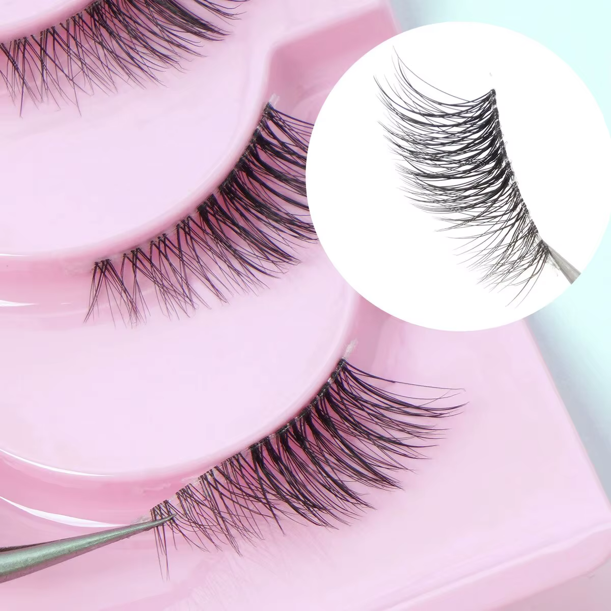 MAGEFY 5 paires demi faux cils Manga