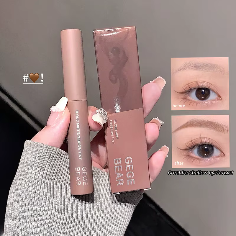 Rehausseur de teinture de sourcils rose brumeux