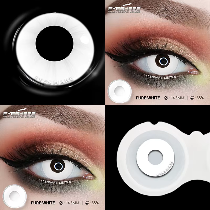 EYESHARE 1 paire de lentilles de Contact de couleur Cosplay pour les yeux