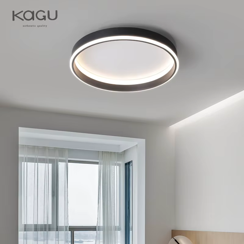 Plafonniers LED ronds simples pour chambre à coucher, lampes de décoration modernes pour la maison, éclairage nordique pour salon, lampe minimaliste pour chambre et bureau