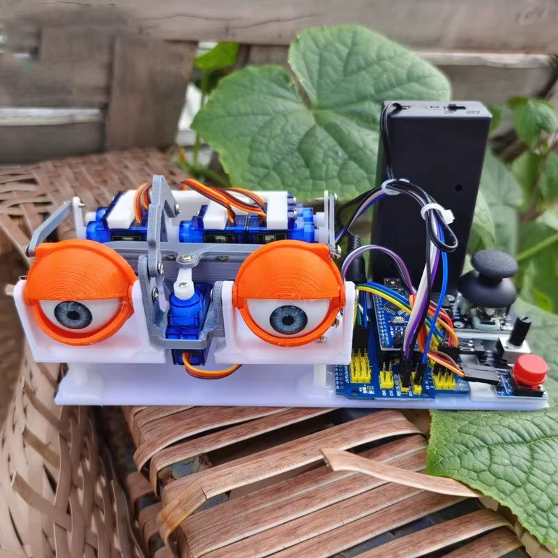 Kit DIY de contrôle de servomoteur SG90 pour yeux animatroniques Arduino, robot bionique, jouets éducatifs STEM, projet open source pour créateurs