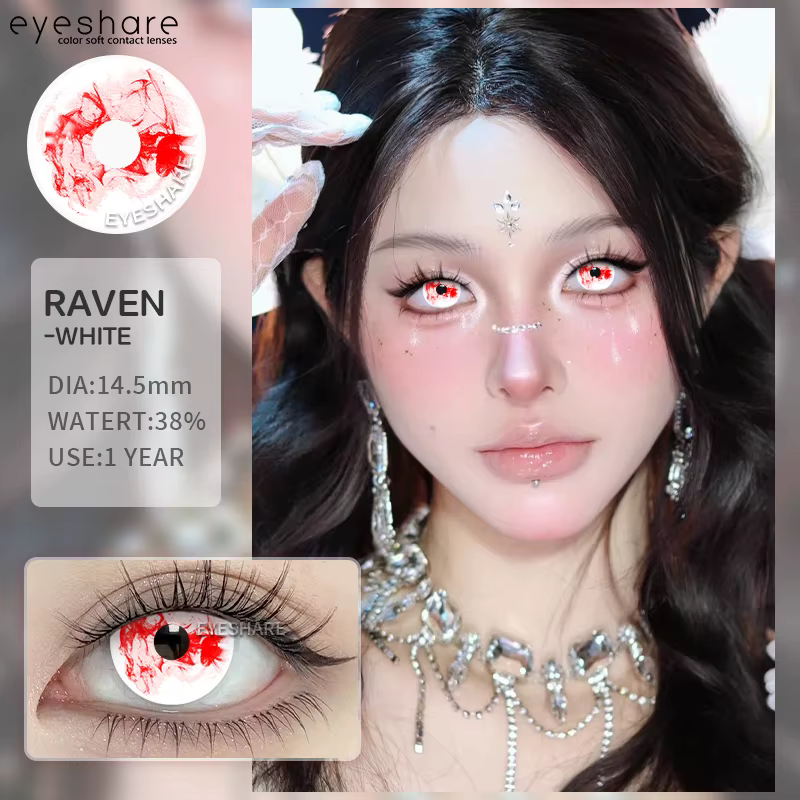 EYESHARE Couleur Cosplay Lentilles de Contact pour Yeux 1 Paire