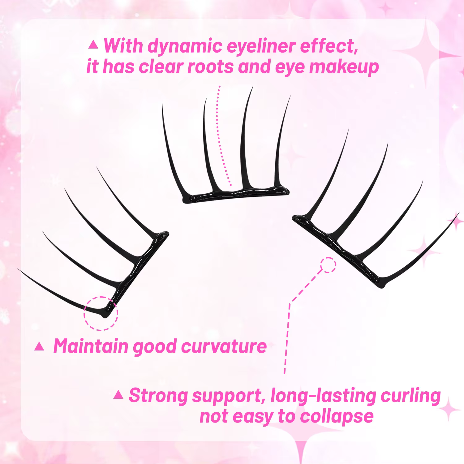 【Style K-pop 2.0】Faux cils autocollants - Pas besoin de colle