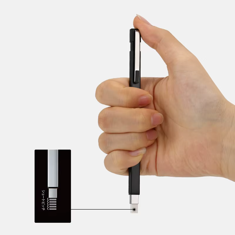 Tombow MONO Zéro Gomme En Métal En Forme De Stylo Presse Gomme EH-KUM Dessin CaricMobDesign THERation Détails 2.5mm Papeterie
