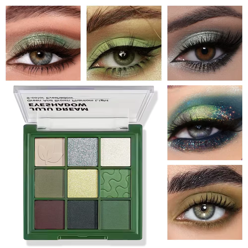 JUJU DREAM vert marron fantôme neuf couleurs fard à paupières Palette rétro français sens