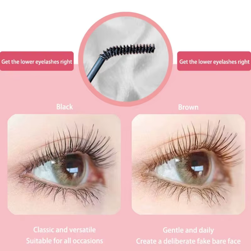 Mascara 3d noir et marron