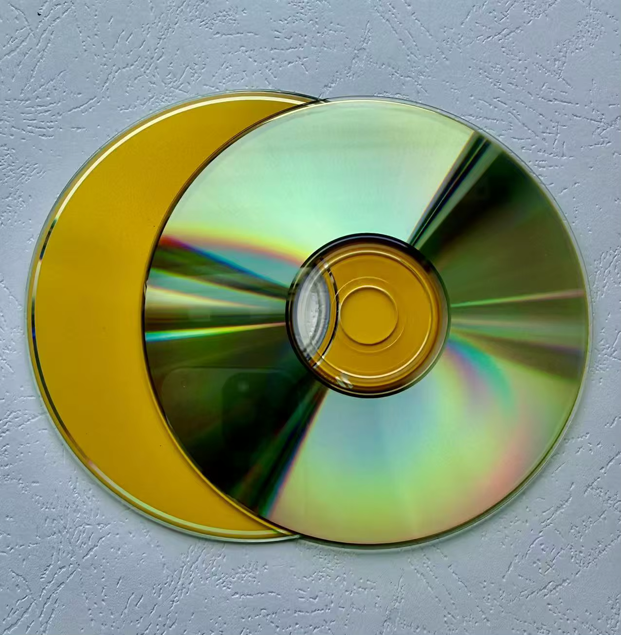 Vente en gros authentique 10 disques 700 mo disque CD-R imprimé or vierge