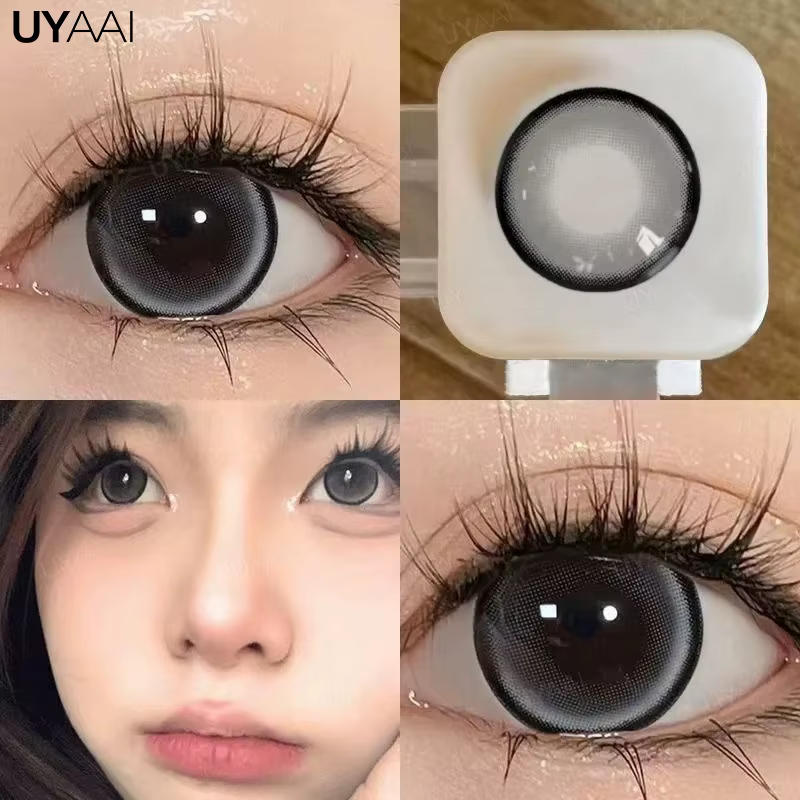 UYAAI lentilles noires à gros yeux