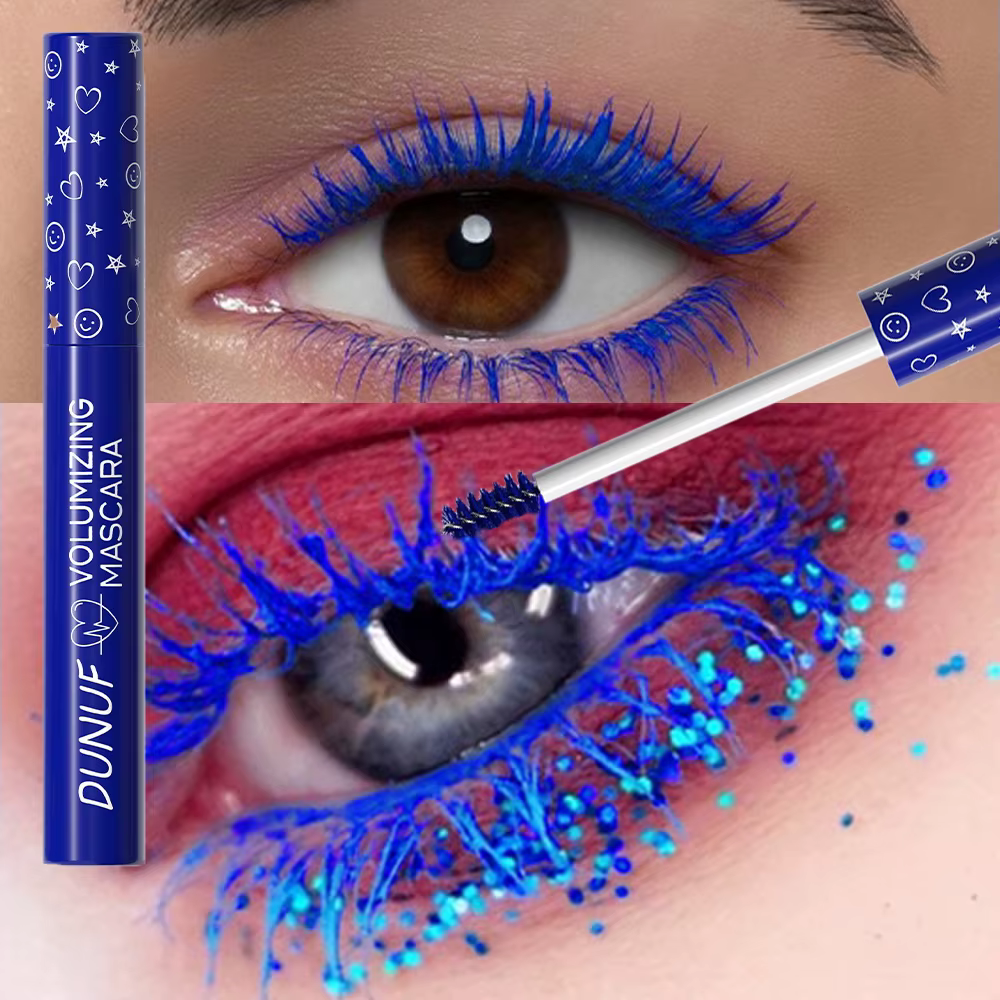 Mascara à cils coloré 5D en Fiber de soie