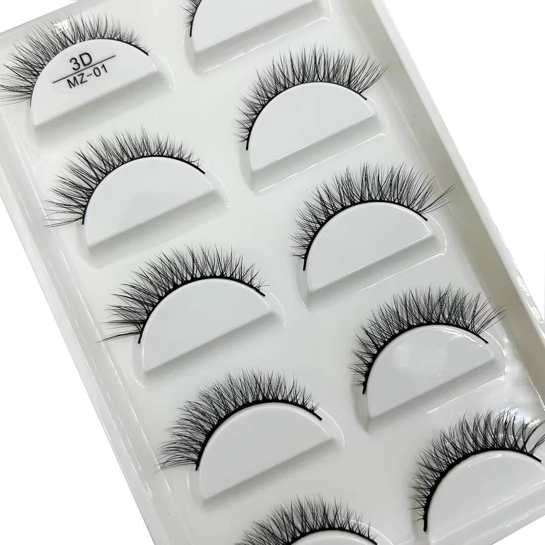 Nouveau 28 Style 5 paires naturel vison Faux Cils maquillage Extension