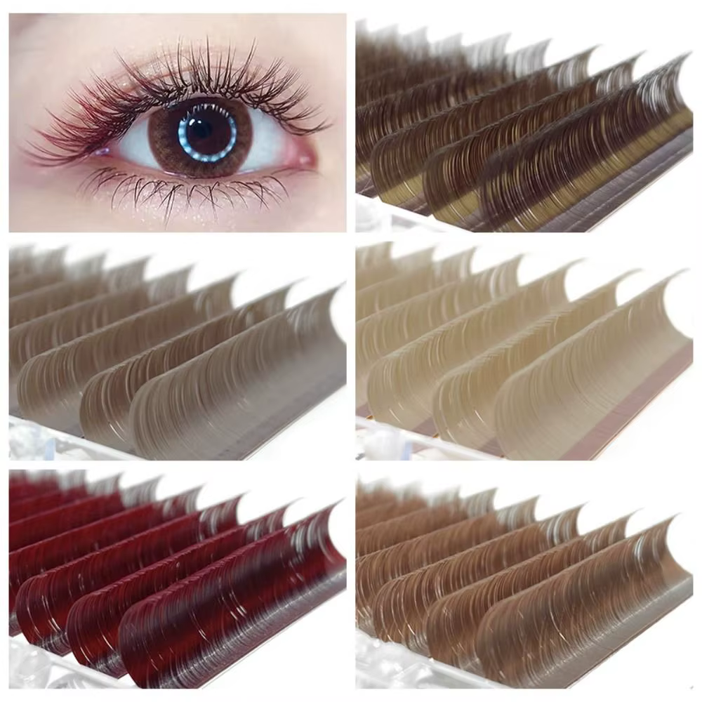 Cils en vison couleur caramel 0.07 C/D Curl