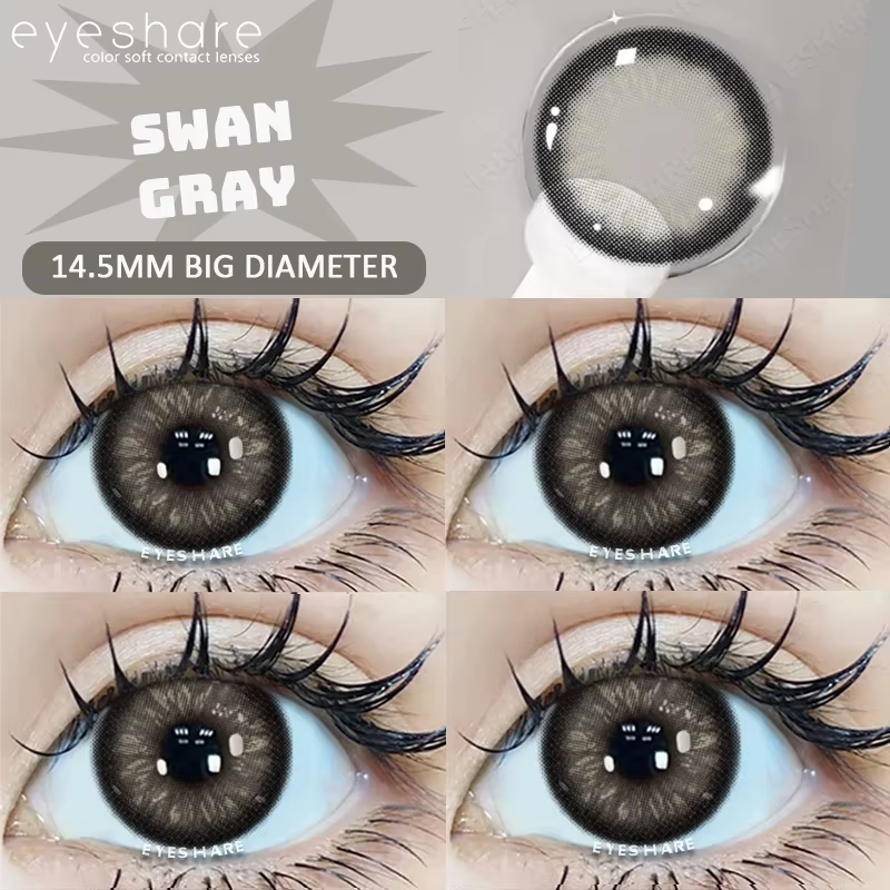 Lentilles noires de grand diamètre