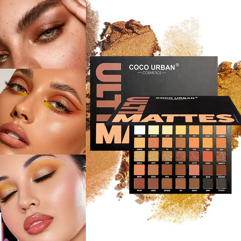 Palette d'ombres à paupières 35 couleurs