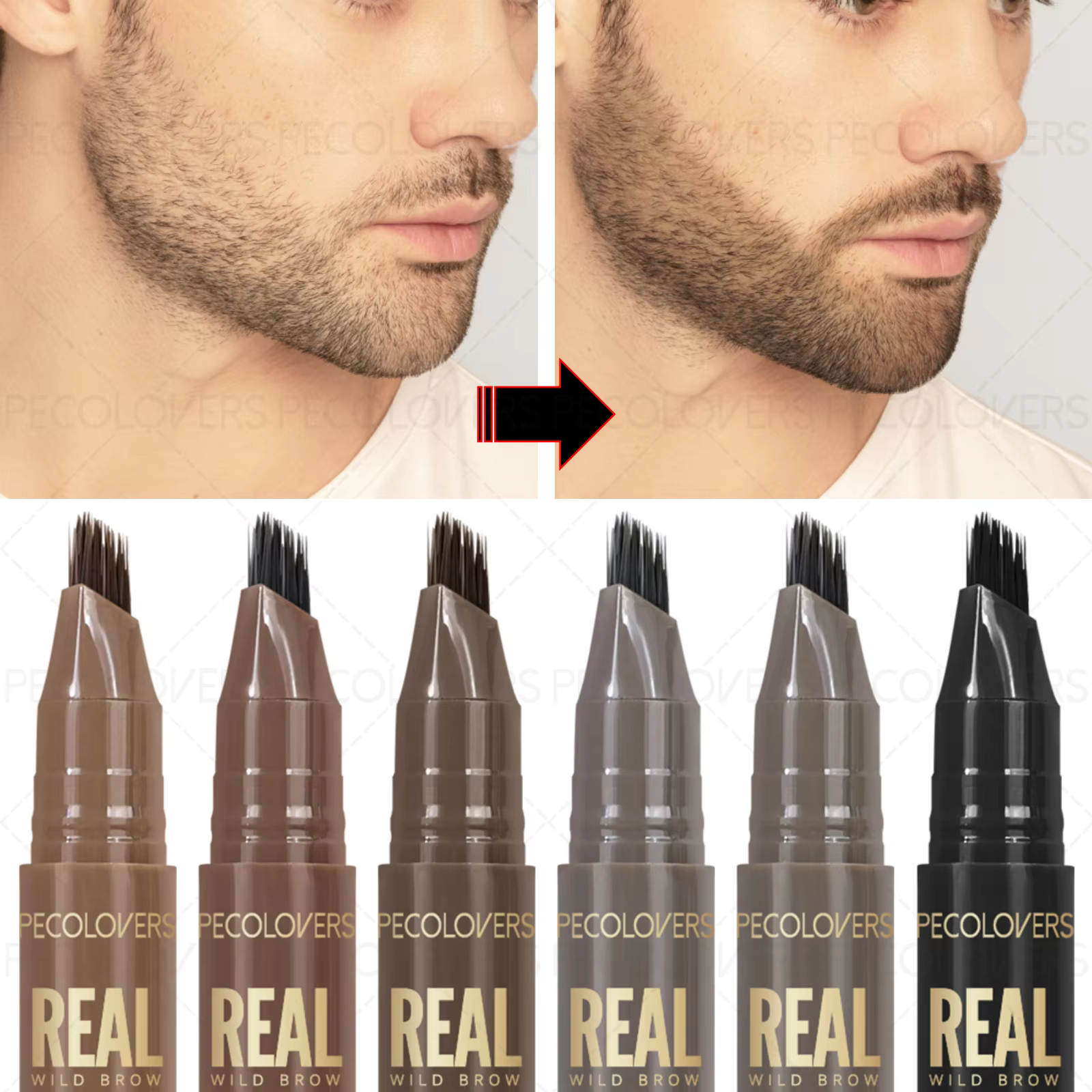 Crayon à sourcils liquide multifonctionnel