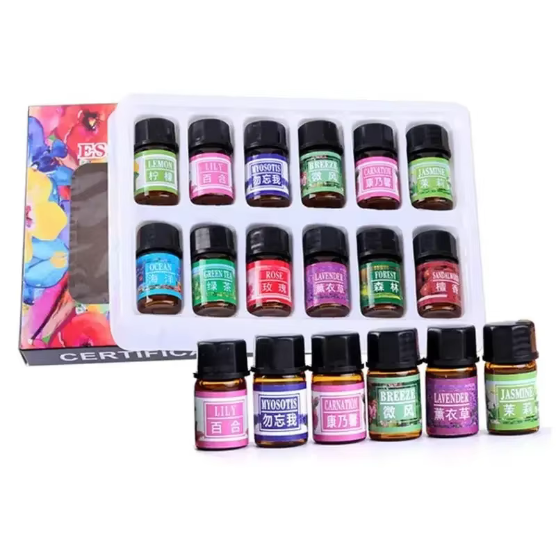 12 pièces 3ML désodorisant plante naturelle aromathérapie huile essentielle climatisation parfum arôme diffuseur parfum humidificateur