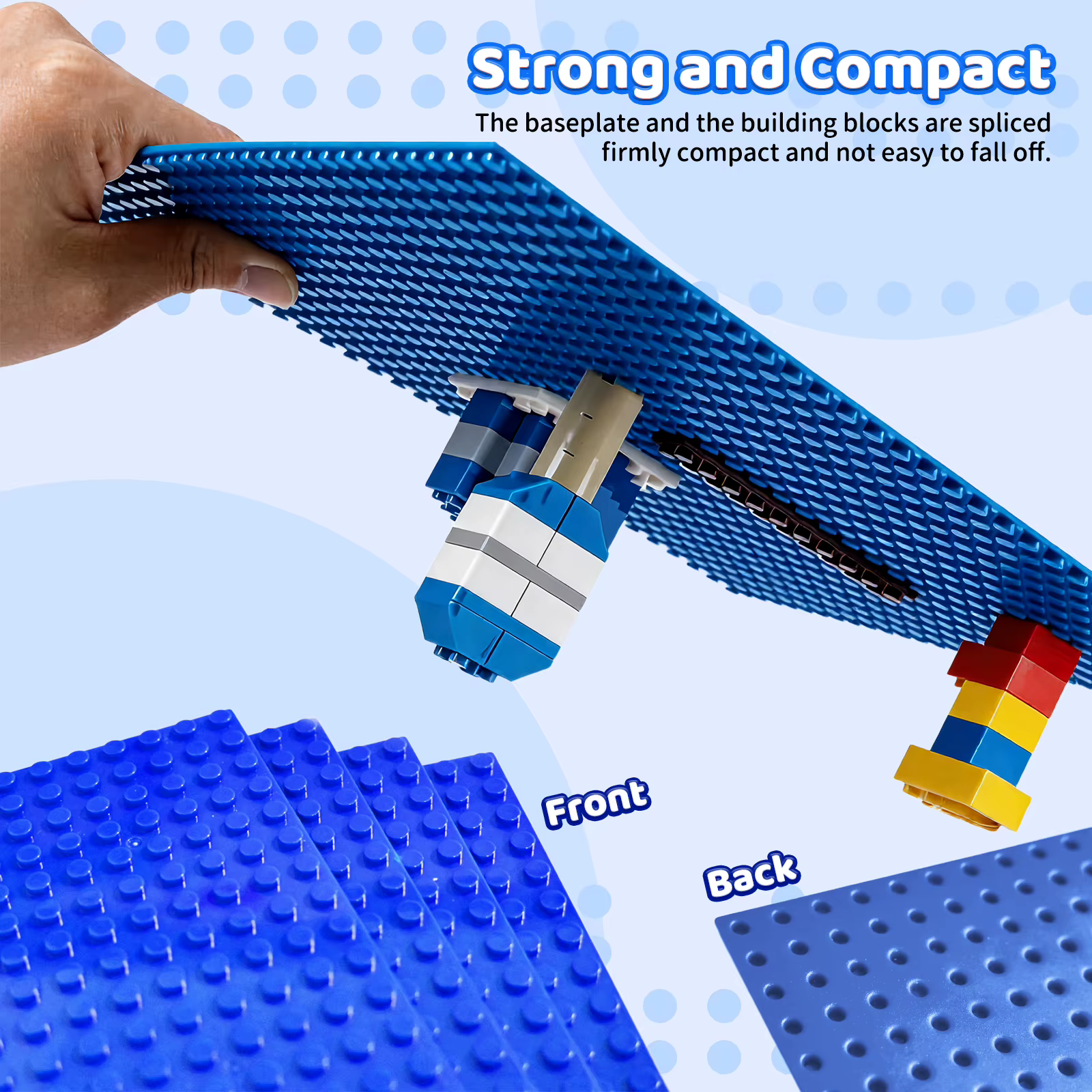 Plaques de base classiques 16x32 et 32x32 pour blocs de construction, pièces compatibles avec les briques de construction, jouets pour adolescents