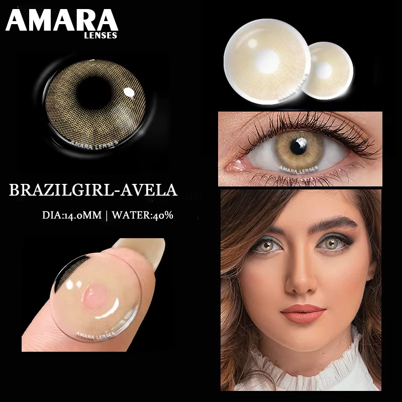 Lentilles de Contact Naturelles Souples pour Bol