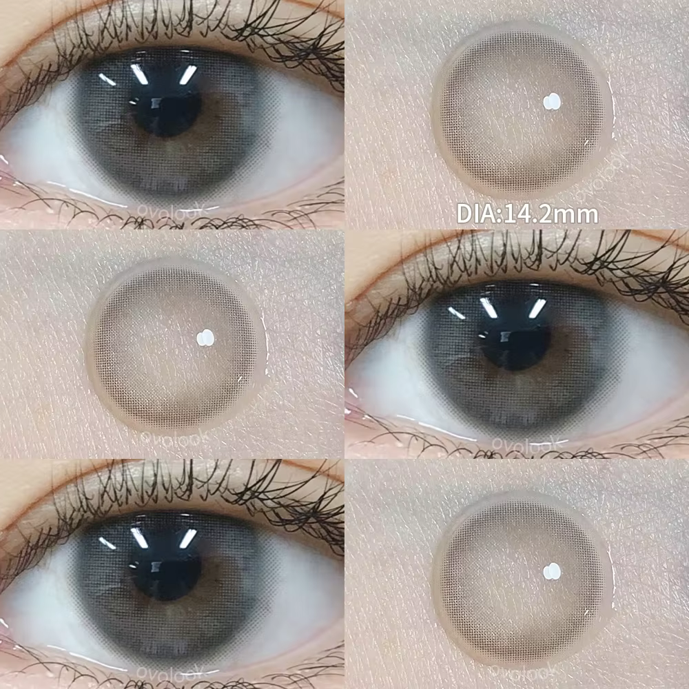 Lentilles de couleur pour les yeux rose