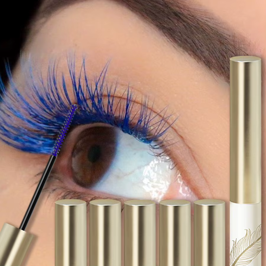 Mascara à brosse Ultra-fine 10 couleurs